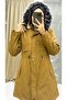 Tan Fur Lined and Waterproof Women's Winter Coat & Coat - 5