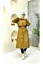 Lined and Button Detailed Women's Trench Coat - 3