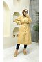 Lined and Button Detailed Women's Trench Coat - 2