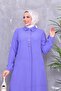 سترة طويلة من الكريب بأزرار كاملة - 5