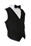 DOCTOR JUNIOR BLACK PLAIN FABRIC Vest - ELEGANCE AND COMFORT FOR BOYS - 3