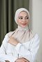 Hijab Women's Snap Fastener Hijab Bonnet Ready-made Hijab Shawl Stone - 4