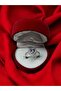Heart Ring Steel Purple Zircon Stone Silver Serious Relationship Ring - 4