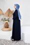 Special Embroidered Ferace Navy Blue - 8
