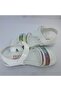 White Silver Girls' Sandals Hologram Phylon (Lightweight) Soft Sole Velcro Sandals - 5