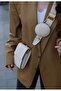 Multi Wallet Phone Holder Detailed Three Compartment Women's Shoulder Bag White - 3