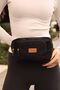 New Model Unigue Written Two-Pocket Canvas Waist Bag - 2