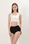 Extra High Waist Women's Panties Black Cotton Pack of 7 - 4