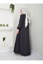 Black Mevlana Ferace - 1.Sinif Soft Crepe Summer - 4