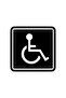 10x10 Cm Disability Emblem Sticker - Auto Motor Laptop Wall Foil - 2