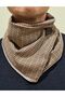 Brown-burgundy Houndstooth Flannel And Silk Velvet Fabric Men's Neck Collar-26