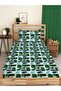 Dinosaur Patterned Printed Single Elastic Sheet Set