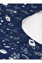 Space Shuttle Patterned Printed Single Elastic Sheet Set - 2