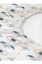 Eye Patterned Printed Single Elastic Sheet Set - 2
