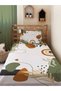 Bohemian Patterned Mixed Color Decorative Children's and Teenager's Bedspread