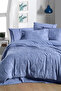 Prado Blue - طقم غطاء لحاف مريح مصنوع من القطن بنسبة 100%