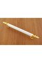 10 Pieces Gold Gold and White Body 96 Mm Dove Handles and Screws Included