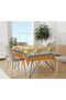 Lemon Patterned Tablecloth Orange