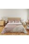 Pink Marble Pattern Printed Double 200x220 Cm 2 Pieces 50x70cm Duvet Cover Set - Pink - 2