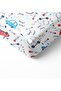 Car Patterned 60x120 Cm Printed Baby Size Elastic Sheet Set - 2