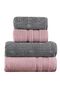 Set of 4 Bath Towel Set Hammam Set 100% Cotton - 4