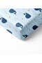 Whale Patterned 60x120 Cm Printed Baby Size Elastic Sheet Set - 2