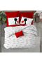 Heart, Valentine's Day Special Pattern Printed Double Size 200x220 Cm BEDLESS Duvet Cover Set - 2