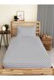 Geometric Patterned Printed Single Elastic Sheet Set