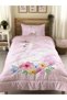 Swan Patterned Quilted Quilt, Decorative Bedspread