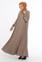 Cream Colored Large Size Mevlana Ferace - 2