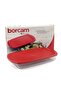 Red Covered Rectangular Pyrex 2-Piece 3800 Cc - 1950 Cc - 4
