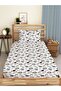 Construction and Rainbow Patterned Printed Single Elastic Sheet Set