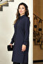 Large Size Buttoned and Slit Long Tunic