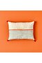 Serenity Hope Motto Printed Tasseled Throw Pillow Cover (35X50 cm)