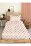 Sun Patterned Printed Single Elastic Sheet Set