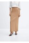 Straight cut long skirt