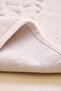 Lotus 2-Piece Cotton Toilet Set, Cream Bath Mat Set - 2