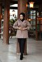 Short Double-breasted Collar Waterproof Women's Trench Coat - 4