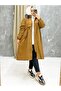 Tan Fur Lined and Waterproof Large Size Oversize Women's Winter Coat & Coat - 7