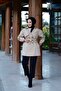 Short Double-breasted Collar Waterproof Women's Trench Coat - 5