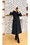 Striped Inside and Self Lined Waterproof Women's Trench Coat - 3