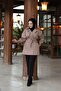 Short Double-breasted Collar Waterproof Women's Trench Coat - 3