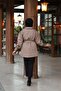 Short Double-breasted Collar Waterproof Women's Trench Coat - 8