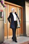 Navy Blue Fur Lined and Waterproof Women's Winter Coat - 4