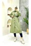 Lined and Button Detailed Women's Trench Coat - 4