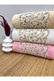 3-Piece Guipure Embroidered Boxed Dowry 50X90 Velvet Hand and Face Towel - 4