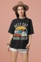 Best Cat Mom Printed Cycling Collar Cotton Oversize Short Sleeve Tshirt - 3