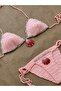 Pink Barbie Seren Natural Seashell Special Design Designer Bikini Set - 2