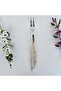 5 Piece Service Set Feather Model Silver - 5