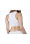Women's White Swimmer Thick Strap Sports Bra